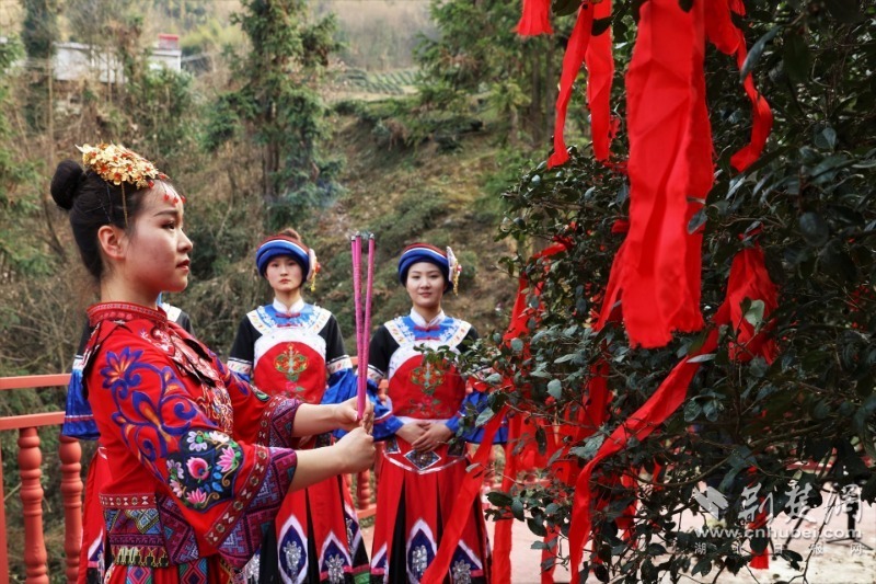 春茶开园前采花乡祭茶神仪式。（闫京东 摄）.jpg.jpg