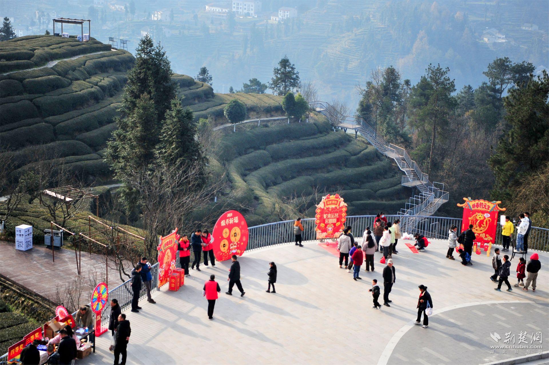 夷陵：茶乡吉市迎新年 升腾茶旅融合“烟火气”