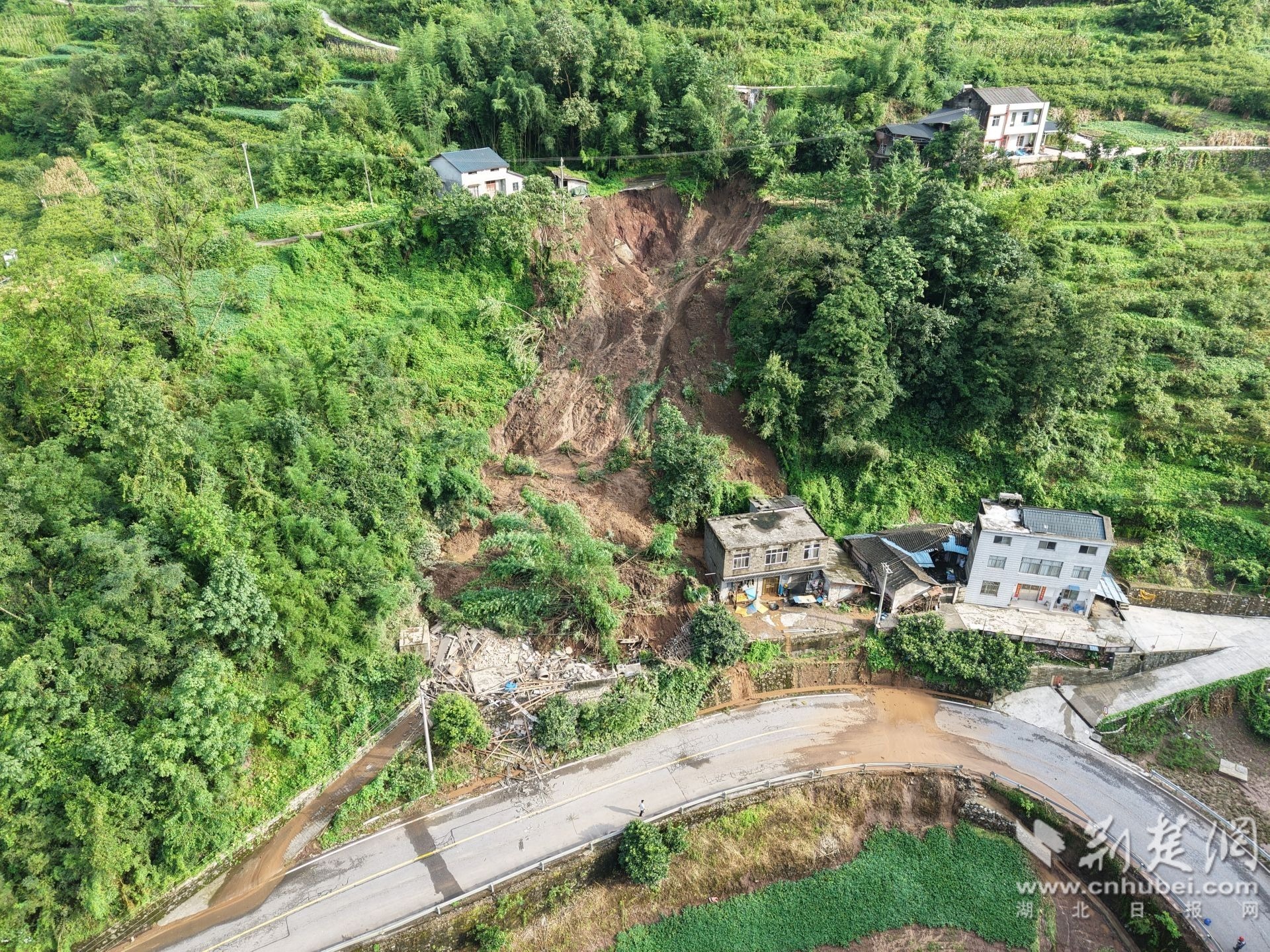 滑坡吞没房屋前11分钟，长阳黄家坪村10名群众安全撤离