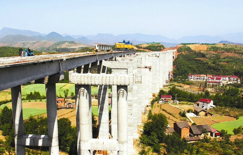 保宜高速远安段显雏形 - 要闻 - 荆楚网宜昌站