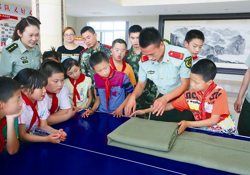 特殊儿童军营过六一 - 要闻 - 荆楚网宜昌站