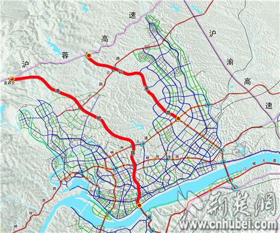 宜昌港窑路快速路规划图片